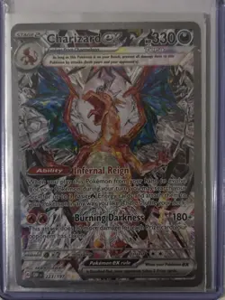 Pokemon TCG Charizard ex Sv03: Obsidian Flames 223/197 Holo Special Illustration - Image 1
