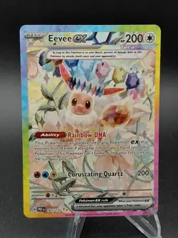 Eevee ex 167/131 SIR Special Illustration Rare Prismatic Evolutions Pokemon NM - Image 1