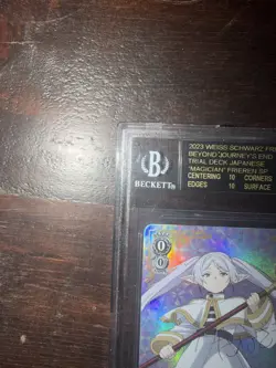2023 WEISS SCHWARZ TRIAL DECK SP JPN MAGICIAN FRIEREN BGS 10 BLACK LABEL - Image 3