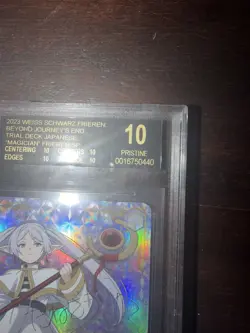 2023 WEISS SCHWARZ TRIAL DECK SP JPN MAGICIAN FRIEREN BGS 10 BLACK LABEL - Image 5