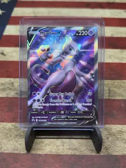 Pokemon TCG Mewtwo V SWSH229 Sword & Shield Promo Holo English 220 HP - Image 1