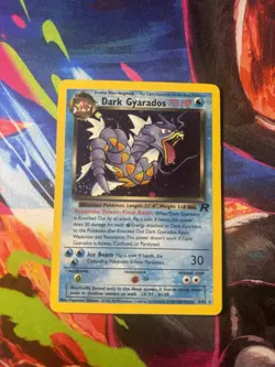 Pokemon TCG Dark Gyarados Holo Rare Card 8/82 WOTC 1999 - Image 1