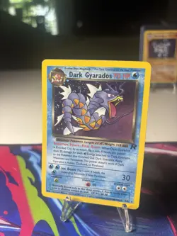 Pokemon TCG Dark Gyarados Holo Rare Card 8/82 WOTC 1999 - Image 3