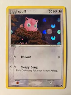 Jigglypuff 63/101 Hidden Legends Holo Card 2004 Pokemon TCG Nintendo - Image 1