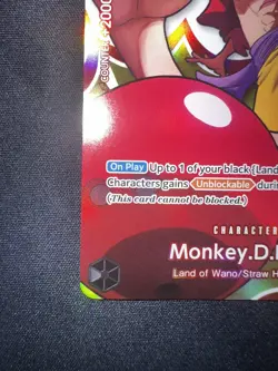 Monkey D. Luffy (ENGLISH) - One Piece x Round 1 Promo Card - Image 5