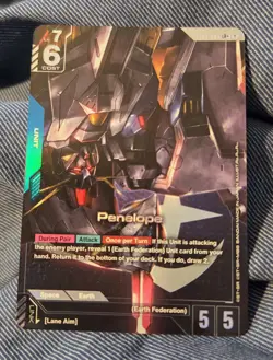 Penelope LR+ ST08-006 Flash of Radiance Gundam Card Game NM - Image 1