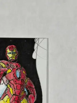 Iron Man 1/1 Sketch Card by Trevor Scott 2020 Skybox Marvel Masterpieces - Image 4
