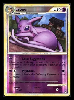 Espeon 4/95 Reverse Holo Call of Legends 2011 HGSS Pokemon Card LP - Image 1