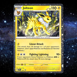 Jolteon 169 Cosmos Holo Black Star Promo (SV: Scarlet & Violet) NM Pokemon Card - Image 1