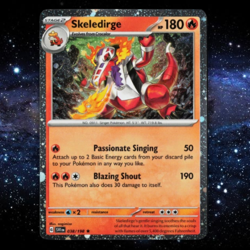 Skeledirge 038/198 Cosmos Holo Rare Pokemon Card (Scarlet & Violet) Near Mint NM - Image 1