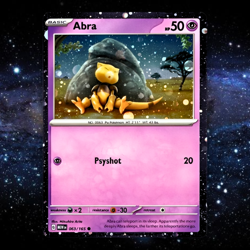 Abra 063/165 Cosmos Holo (Scarlet & Violet 151) Near Mint Holo Pokemon Card - Image 1