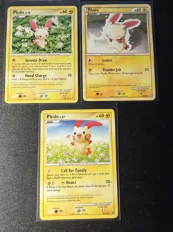 Pokemon TCG Plusle Card Lot 3 Cards Platinum/HGSS/Call of Legends 2010 76/147 - Image 2