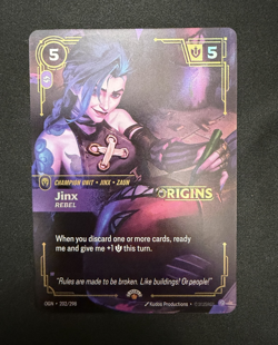 Jinx - Rebel Promo Riftbound Organized Play Promotional Cards 202/298 NM - Image 2