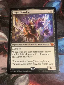 MTG Magic: The Gathering Teenage Mutant Ninja Turtles SUPER SHREDDER Mythic Rare - Image 1
