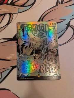 Gandalf the White (Borderless Poster) - Foil - MTG LTR The Lord of the Rings-NM - Image 1