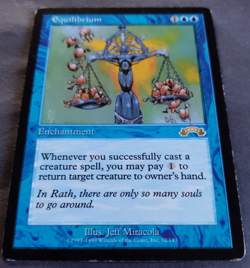 MTG Equilibrium | Exodus | LP+ | Blue Enchantment | Old Border | Tempest Block | - Image 2