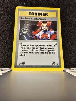 Pokemon - Rocket's Sneak Attack 1st Edition Holographic - Image 1