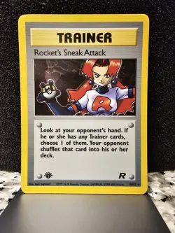 Pokemon - Rocket's Sneak Attack 1st Edition Holographic - Image 2