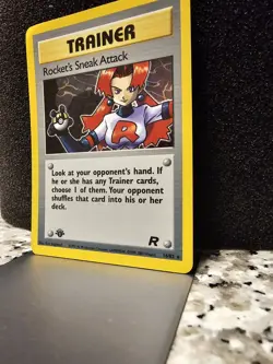 Pokemon - Rocket's Sneak Attack 1st Edition Holographic - Image 3