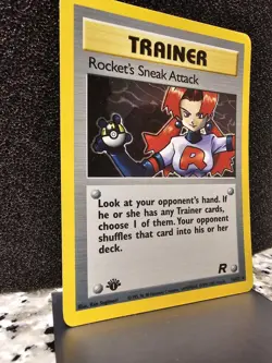 Pokemon - Rocket's Sneak Attack 1st Edition Holographic - Image 4