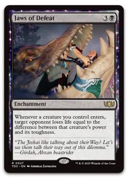 Jaws of Defeat #27 (NM) Tarkir Dragonstorm TDC Magic MTG - Image 1