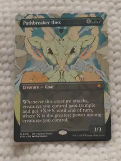 MTG Pathbreaker Ibex Borderless - Special Guests #091 Magic The Gathering NP - Image 1
