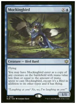 Mockingbird 61 Rare Bloomburrow Magic: The Gathering Near Mint - Image 1