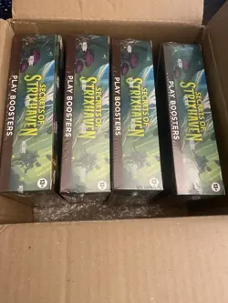 MTG Magic 4x Secrets of Strixhaven PLAY BOOSTER BOX x4 Factory sealed FOUR!! NEW - Image 1