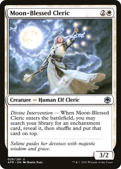 MTG - Moon-Blessed Cleric - AFR - Magic the Gathering - Image 1