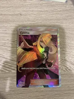 Cynthia 148/156 SM - Ultra Prism Holofoil Full Art Ultra Rare Pokemon TCG - Image 1