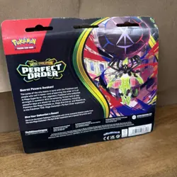 Pokemon Perfect Order 3 Booster Pack Blister Chikorita Pokemon - NEW SEALED - Image 2