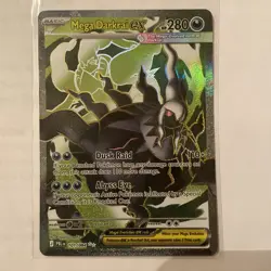 Mega Darkrai EX Ultra Rare 101/084 Pitch Black Pokemon English Prerelease - Image 1
