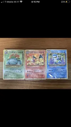 Pokemon Game Classic Japan Unopened sealed Charizard Blastoise Venusaur decks - Image 2