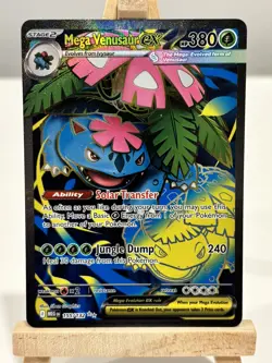 Mega Venusaur ex 155/132 Ultra Rare Mega Evolution Pokemon Holo Near Mint - Image 1