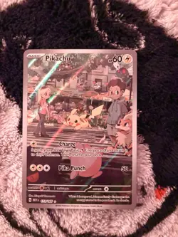 Pikachu 173/165 AR Art Rare Pokemon Card ENGLISH - Image 1