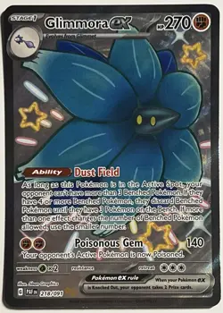 Glimmora ex 218/091 Paldean Fates Shiny Ultra Rare Holo Pokemon TCG - Image 1