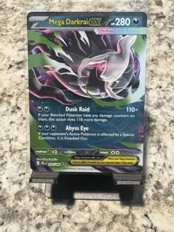 Mega Darkrai ex 048/084 Double Rare Pitch Black Pokemon Holo Near Mint - Image 1