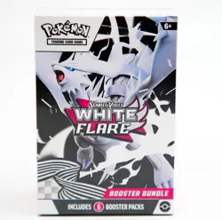 Pokemon TCG Mega Evolution White Flare Booster Bundle 6 Packs Sealed Reshiram - Image 1