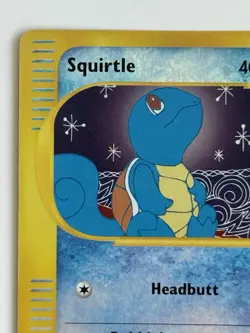 Pokemon TCG Squirtle 132/165 Expedition Reverse Holo E-Reader - Image 2