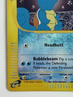 Pokemon TCG Squirtle 132/165 Expedition Reverse Holo E-Reader - Image 5