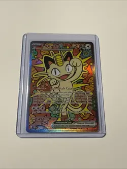 Meowth ex - 121/088 - Special Illustration Rare NM English Pokemon Perfect Order - Image 1