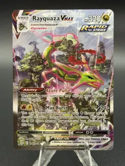 Rayquaza VMAX Alt Art Holo Secret Evolving Skies 218/203 English - Image 1