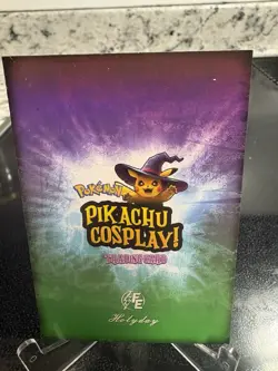 Pikachu Cosplay- Pokemon- Stranger Things Halloween- Silver Holo #E30 - Image 2
