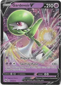 Gardevoir V 016/073 Holo V Rare Champion's Path Pokemon Near Mint - Image 1
