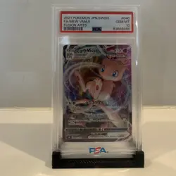 PSA 10 2021 Japanese Mew VMAX 040/100 S8 Fusion Arts Full Art Holo - Image 1