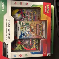 Pokemon TCG First Partner Illustration Collection Series 1 Sealed Box - Image 1