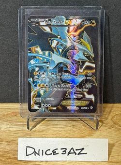2012 Pokemon Black & White Boundaries Crossed Black Kyurem EX Full Art - 145/149 - Image 1