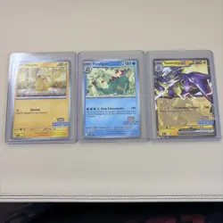 Pokemon TCG 2024 Illustration Contest Promo Set Pikachu Feraligatr ToxtricityNM⁠ - Image 1