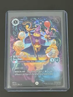 Disney Lorcana Winnie the Pooh & Piglet Hunny Mages Enchanted 234/207 Vine NM - Image 2
