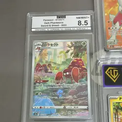 Pokemon TCG Graded 5-Card Lot Parasect Lycanroc ex Frosmoth Pikachu Skyridge - Image 2